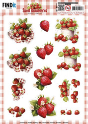 Berrie's Beauties Sweet Strawberries 3D-kuvat Pure Strawberries