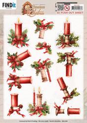 Berrie's Beauties Timeless Christmas 3D-kuvat Timeless Candle