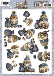Berrie's Beauties Gnome Holidays 3D-kuvat Navy