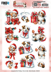 Berrie's Beauties A Very Furry Christmas 3D-kuvat Puppy