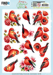 Berrie's Beauties Whispers of Nature 3D-kuvat Red