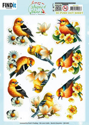 Berrie's Beauties Whispers of Nature 3D-kuvat Yellow