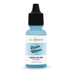 Altenew Fresh Dye Ink -täyttöpullo, sävy Ocean Waves