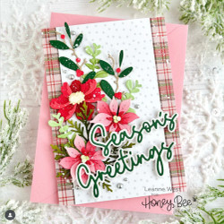 Honey Bee Stamps stanssi Lovely Layers: Mini Holiday Florals