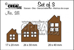 Crealies Small Houses -stanssi