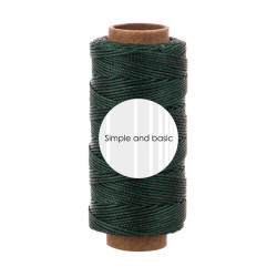 Simple and Basic Polyester -nyöri, sävy Bottle Green