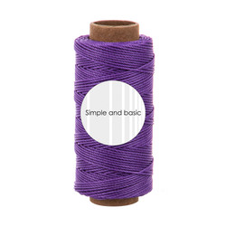 Simple and Basic Polyester -nyöri, sävy Bright Purple