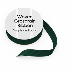Simple and Basic Grosgrain -nauha, sävy Dark Green
