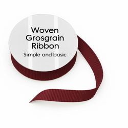 Simple and Basic Grosgrain -nauha, sävy Dark Red