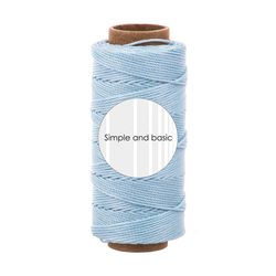 Simple and Basic Polyester -nyöri, sävy Light Blue