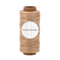 Simple and Basic Polyester -nyöri, sävy Sand