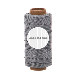 Simple and Basic Polyester -nyöri, sävy Steel Gray