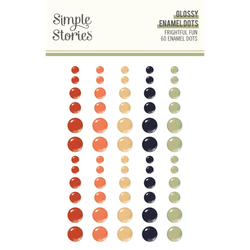 Simple Stories Enamel Dots -tarrat Frightful Fun