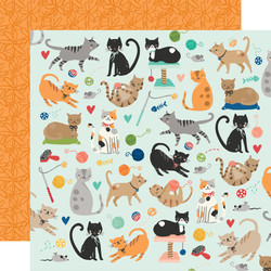 Simple Stories Fur Baby Cat -paperipakkaus, 12