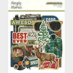 Simple Stories Rustic Legend, Chipboard Pieces, leikekuvat