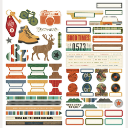 Simple Stories tarra-arkki Rustic Legend Basics, 6