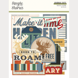 Simple Stories Rustic Legend, Journal Bits, leikekuvat