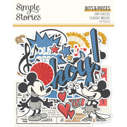 Simple Stories Say Cheese Classic Mouse, Bits & Pieces, leikekuvat