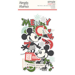 Simple Stories Page Pieces -leikekuvat, Say Cheese Classic Mouse Christmas