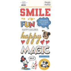 Simple Stories Say Cheese Classic Mouse Foam Stickers -tarrat