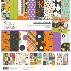 Simple Stories Say Cheese Classic Mouse Halloween Collector's Essential Kit -setti