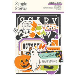 Simple Stories Say Cheese Classic Mouse Halloween, Journal Bits, leikekuvat