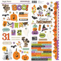 Simple Stories tarra-arkki Say Cheese Classic Mouse Halloween Icons, 6