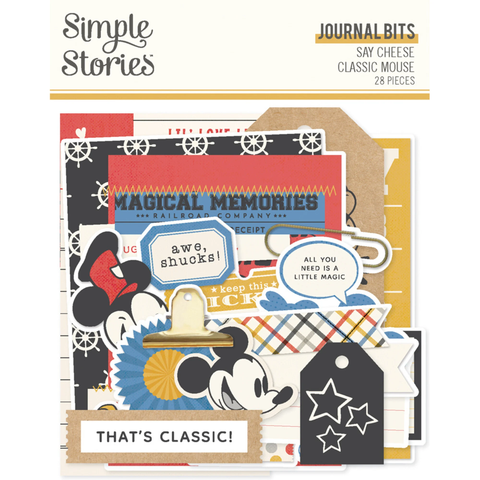 Simple Stories Say Cheese Classic Mouse, Journal Bits, leikekuvat