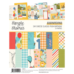 Simple Stories Say Cheese Classic Pooh Birthday -paperipakkaus, 6