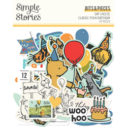 Simple Stories Say Cheese Classic Pooh Birthday, Bits & Pieces, leikekuvat