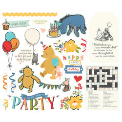 Simple Stories Say Cheese Classic Pooh Birthday, Big Bits, leikekuvat