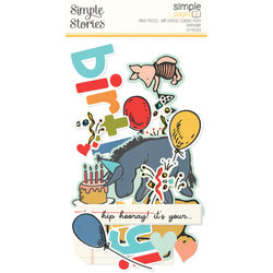 Simple Stories Page Pieces -leikekuvat, Say Cheese Classic Pooh Birthday