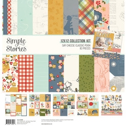 Simple Stories Say Cheese Classic Pooh -paperipakkaus, 12