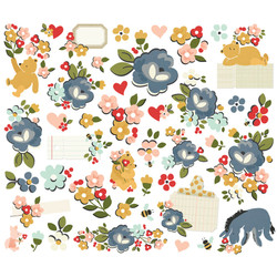 Simple Stories Say Cheese Classic Pooh, Floral Bits & Pieces, leikekuvat
