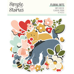 Simple Stories Say Cheese Classic Pooh, Floral Bits & Pieces, leikekuvat
