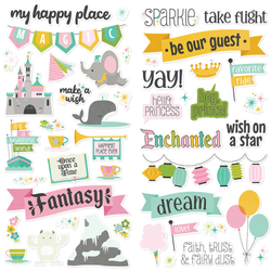 Simple Stories Foam Stickers -tarrat Say Cheese Fantasy At the Park