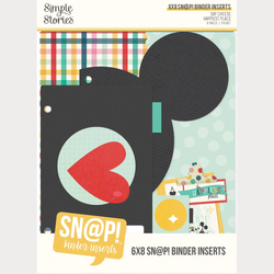 Simple Stories Say Cheese Happiest Place Binder Inserts
