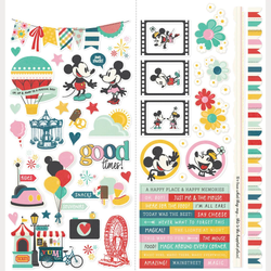 Simple Stories tarra-arkki Say Cheese Happiest Place Icons, 6