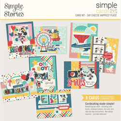 Simple Stories Say Cheese Happiest Place Simple Cards Kit -setti