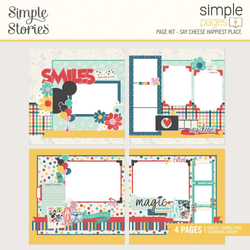Simple Stories Say Cheese Happiest Place Simple Pages Kit -setti