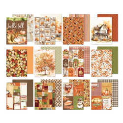 Simple Stories Vintage Autumn Breeze -paperipakkaus, 6