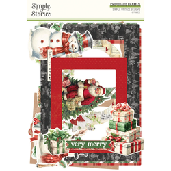 Simple Stories Vintage Believe Chipboard Frames -kehykset