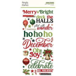 Simple Stories Foam Stickers -tarrat Vintage Believe