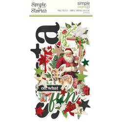 Simple Stories Page Pieces -leikekuvat, Vintage Believe