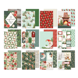 Simple Stories Vintage Evergreen Memories -paperipakkaus, 6
