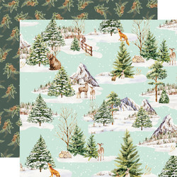 Simple Stories Simple Vintage Evergreen Memories -paperipakkaus, 12