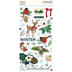 Simple Stories Vintage Flannel Season Chipboard -tarrat