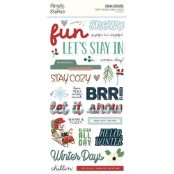 Simple Stories Foam Stickers -tarrat Vintage Flannel Season
