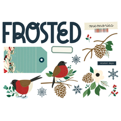 Simple Stories Page Pieces -leikekuvat, Vintage Flannel Season