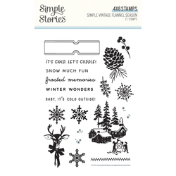 Simple Stories leimasin Vintage Flannel Season